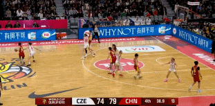 中国女篮力克捷克锁定世界杯正赛资格